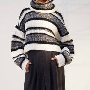 Aritzia Babaton 1-01 Guell Sweater: Oversized Turtleneck Crop. Save $136!!